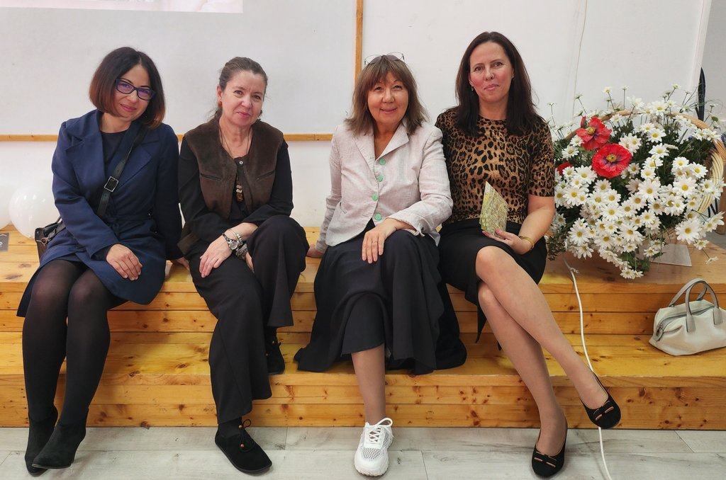 Doina Ruști la Colegiul Andrei Șaguna din Sibiu