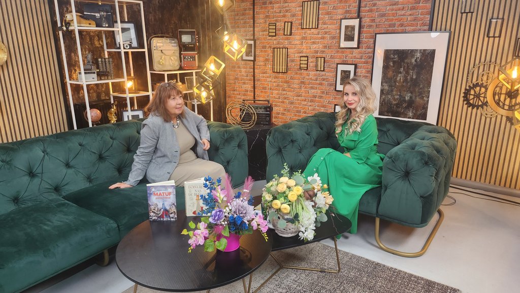 Interviu televizat despre romanul Matuf la Târgu Mureș