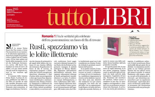 La Stampa Quotidiano - Doina Ruști