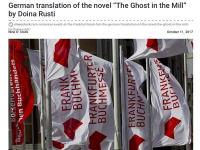 🇷🇴 Fantoma din moară la Frankfurter Buchmesse, 2017