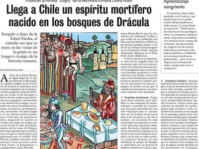 Despre Zogru într-un cotidian din Chile