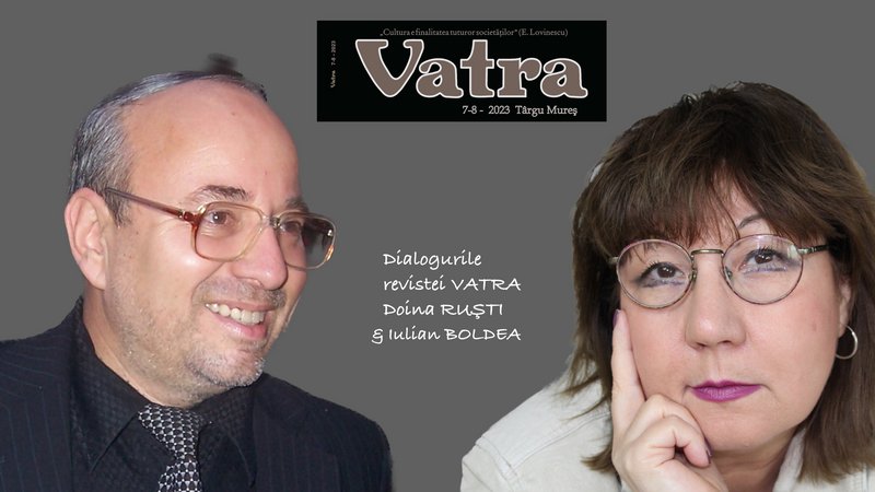 Interviu în revista Vatra, semnat de Iulian Boldea - Doina Ruști