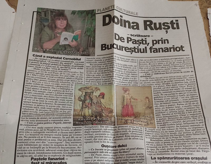 Literatură și petreceri bucureștene - Doina Ruști