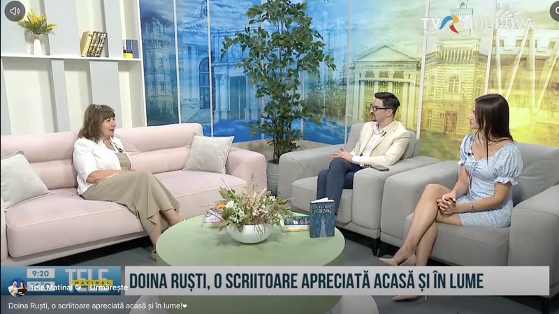 Două zile la Chișinău: săli pline, întâlniri cu cititorii și „Matuf, peruchierul” epuizat la Bookfest - Doina Ruști