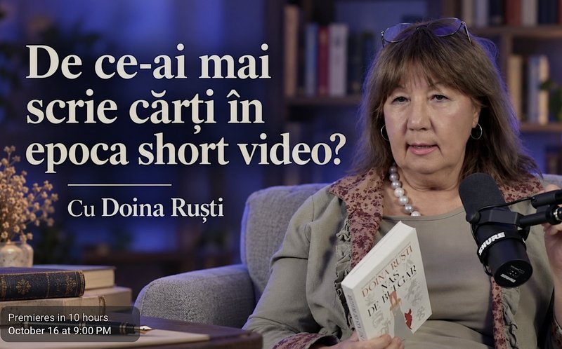 Doina Ruști, în dialog cu Lucian Mîndruță: pentru cine mai scriem romane? - Doina Ruști
