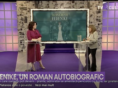 Un an prodigios: patru romane și dialogul cu cititorii – Doina Ruști la Jurnal Cultural TVR