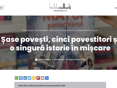 Șase povești și o lume în mișcare