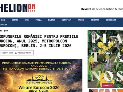 Doina Ruști, propusă la premiile Eurocon 2025 (Metropolcon, Berlin 2026)